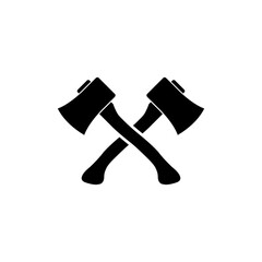 Axe icon, logo isolated on white background