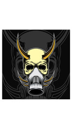 Devil skull mask