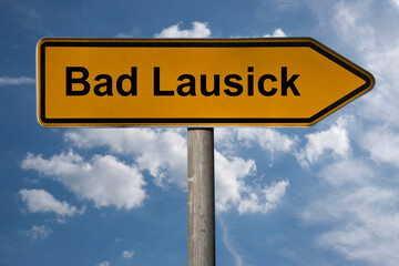 Obraz premium Wegweiser Bad Lausick