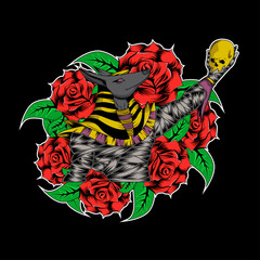 The flower of death from Egypt