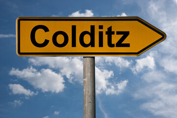 Obraz premium Wegweiser Colditz