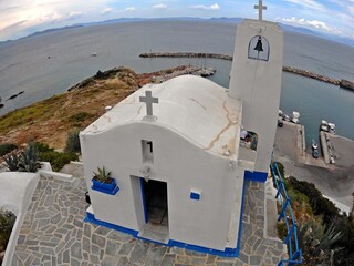 The chapel of St Nicolas, next to Rafina port
