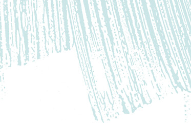 Grunge texture. Distress blue rough trace. Classic