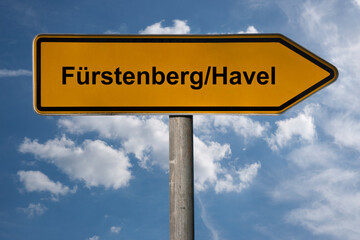 Wegweiser Fürstenberg/Havel