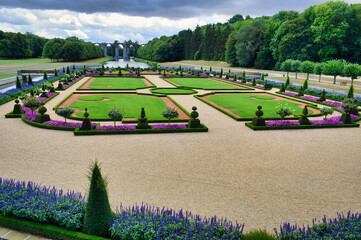 Jardin y parterre del chateau de Maintenon