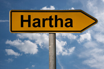 Wegweiser Hartha
