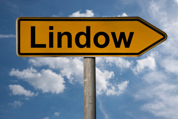 Obraz premium Wegweiser Lindow