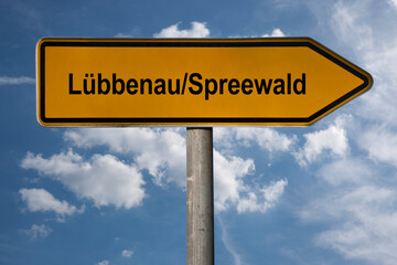 Wegweiser Lübbenau/Spreewald