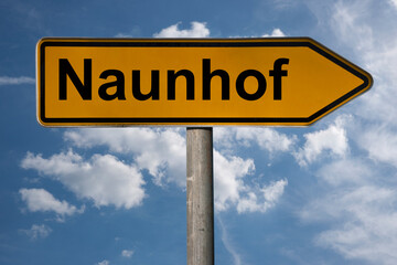 Fototapeta premium Wegweiser Naunhof