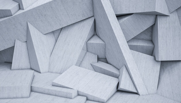 Fototapeta geometric background i modern abstract concrete.