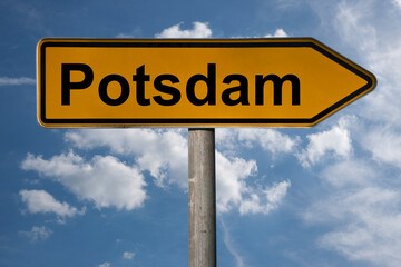 Obraz premium Wegweiser Potsdam