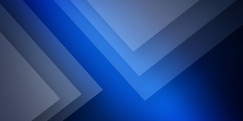 
Blue triangle arrow corner overlap layer for design background 