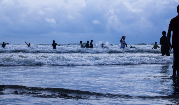 Beautiful picture of Cox's Bazar sea beach. 