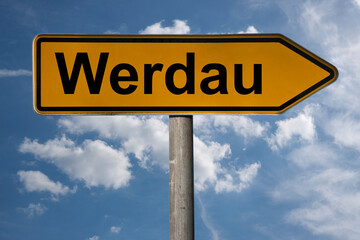 Obraz premium Wegweiser Werdau