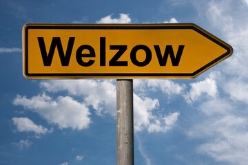 Obraz premium Wegweiser Welzow