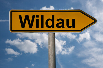 Obraz premium Wegweiser Wildau