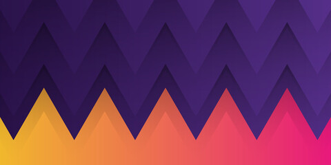 Colorful Zigzag Background Design. Vector illustration design for presentation, banner, cover, web, flyer, card, poster, wallpaper, texture, slide, magazine, and powerpoint. 