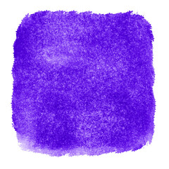 Purple textured backdrop wallpaper background. Hand drawing square watercolor paint on paper. Rugged grunge texture