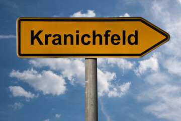 Wegweiser Kranichfeld