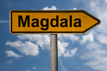 Wegweiser Magdala