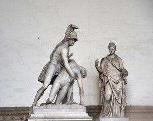 Fototapeta na wymiar statue of david in florence