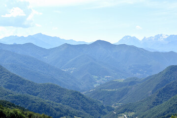 Obraz premium Puero de montaña de Piedras luengas en Cantabria