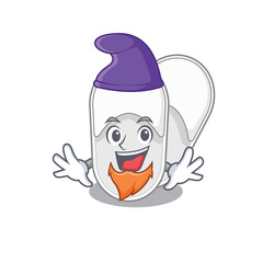 An adorable cartoon design of hotel slippers as an Elf fairytale character