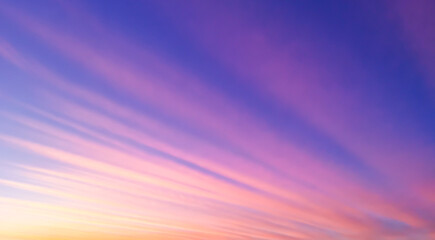Beautiful dark orange sky evening beauty and Clouds at sunset , dawn, the rays of the sun break through the clouds. Natural
