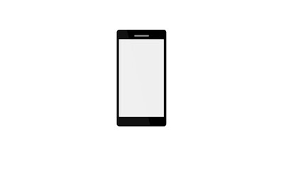 Mobile Phone Flat Icon Illustration