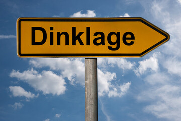 Obraz premium Wegweiser Dinklage