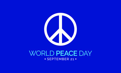 Vector illustration on the theme of International day of Peace observed each year on September 21st across the globe.