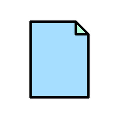Paper icon vector