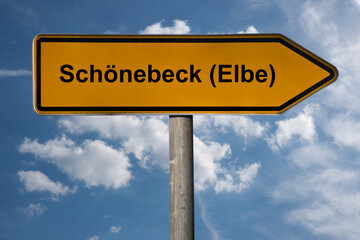 Wegweiser Schönebeck (Elbe)