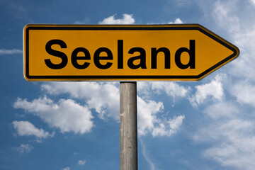 Obraz premium Wegweiser Seeland