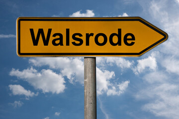 Obraz premium Wegweiser Walsrode