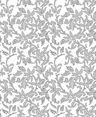 Obraz premium seamless floral texture