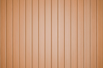Fototapeta premium clean vertical light brown wooden wall background, showcase product, 3d rendering 