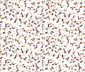 seamless pattern with red and white hearts