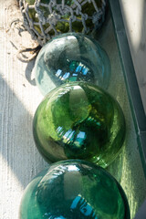 ガラスの浮き球
