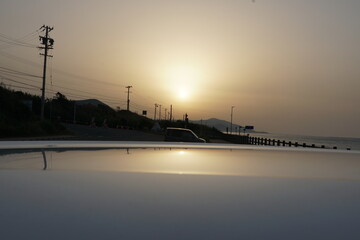 愛知県　伊良湖　岬　恋路　浜　伊良湖岬　 恋路が浜