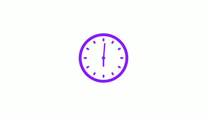 Amazing purple clock icon,New clock icon,counting down clock icon