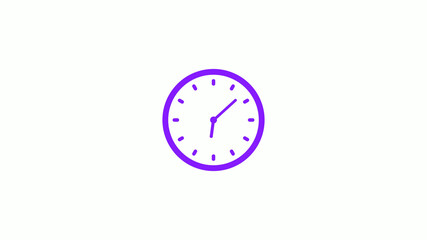 Amazing purple clock icon,New clock icon,counting down clock icon