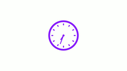 Amazing purple clock icon,New clock icon,counting down clock icon