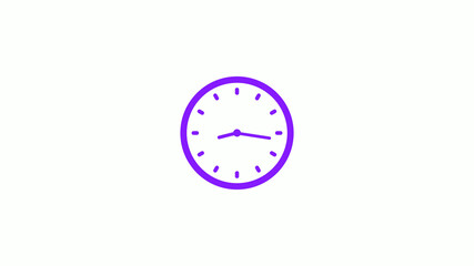 Amazing purple clock icon,New clock icon,counting down clock icon