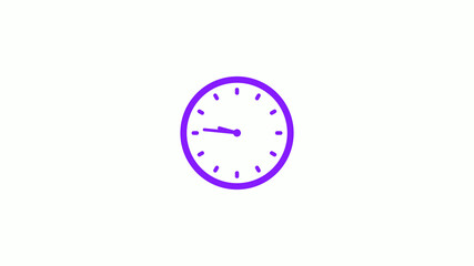 Amazing purple clock icon,New clock icon,counting down clock icon