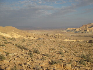 Sunset over the Ramon Crater, Southern Israel
