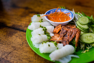 Delicious vietnamese lunch