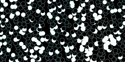 Dark Blue, Green vector background with bubbles. Abstract colorful disks on simple gradient background. Pattern for booklets, leaflets.