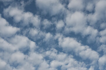 Wolken Muster im Sommer im Detail