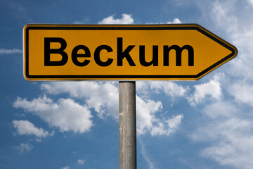 Wegweiser Beckum